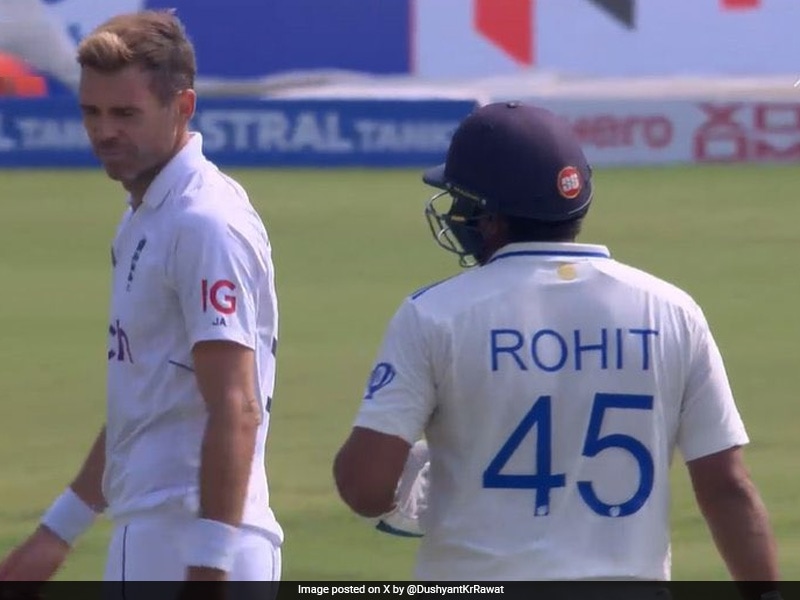 "Not Pleasantries": Rohit, Anderson 'Exchange Words' After Run Out Scare