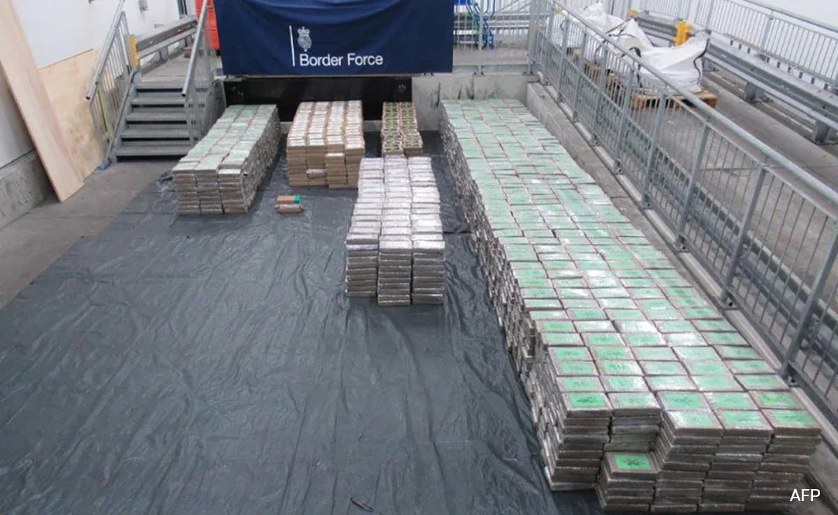 'Biggest Ever': UK Police Recovers 5,700 kg Of Cocaine Worth $568 Million