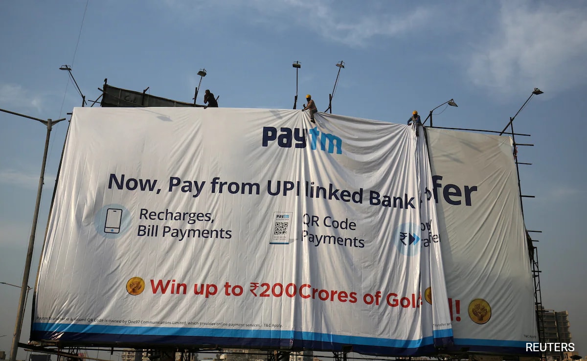 Paytm Plunges Another 20% After RBI Clampdown On Payments Bank