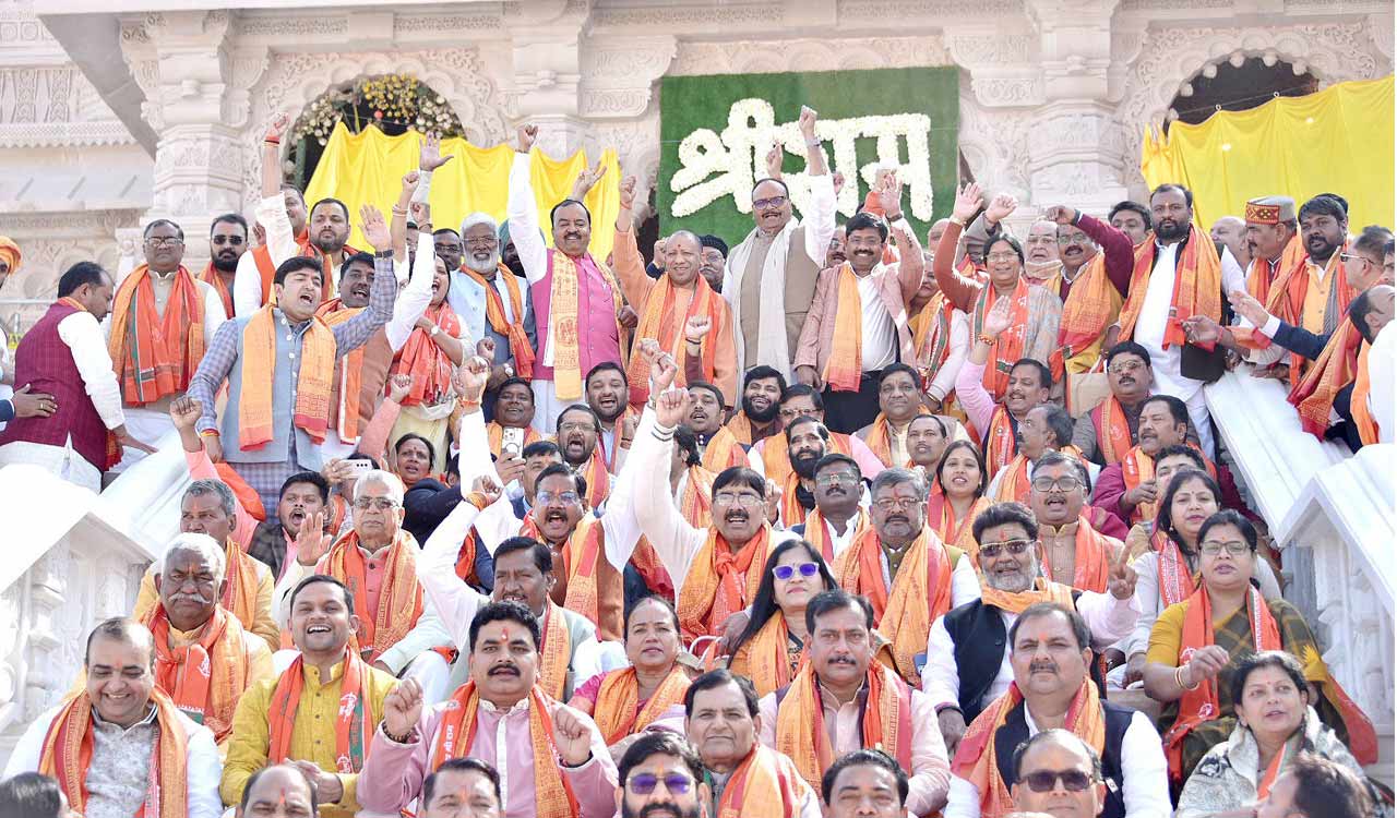 Over 325 UP legislators offer prayers at Ram temple in Ayodhya