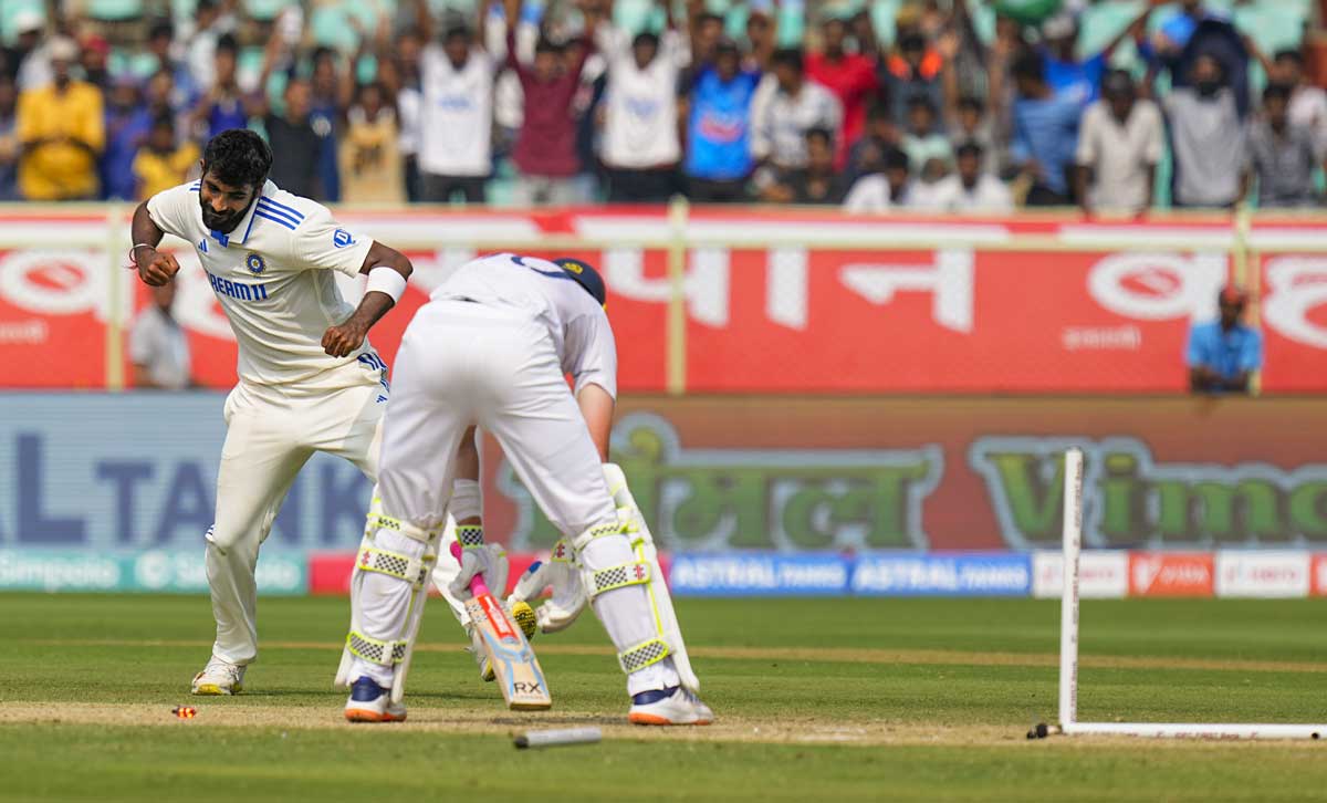 Watch: Jasprit Bumrah’s lethal stump-shattering yorker to Ollie Pope floors internet