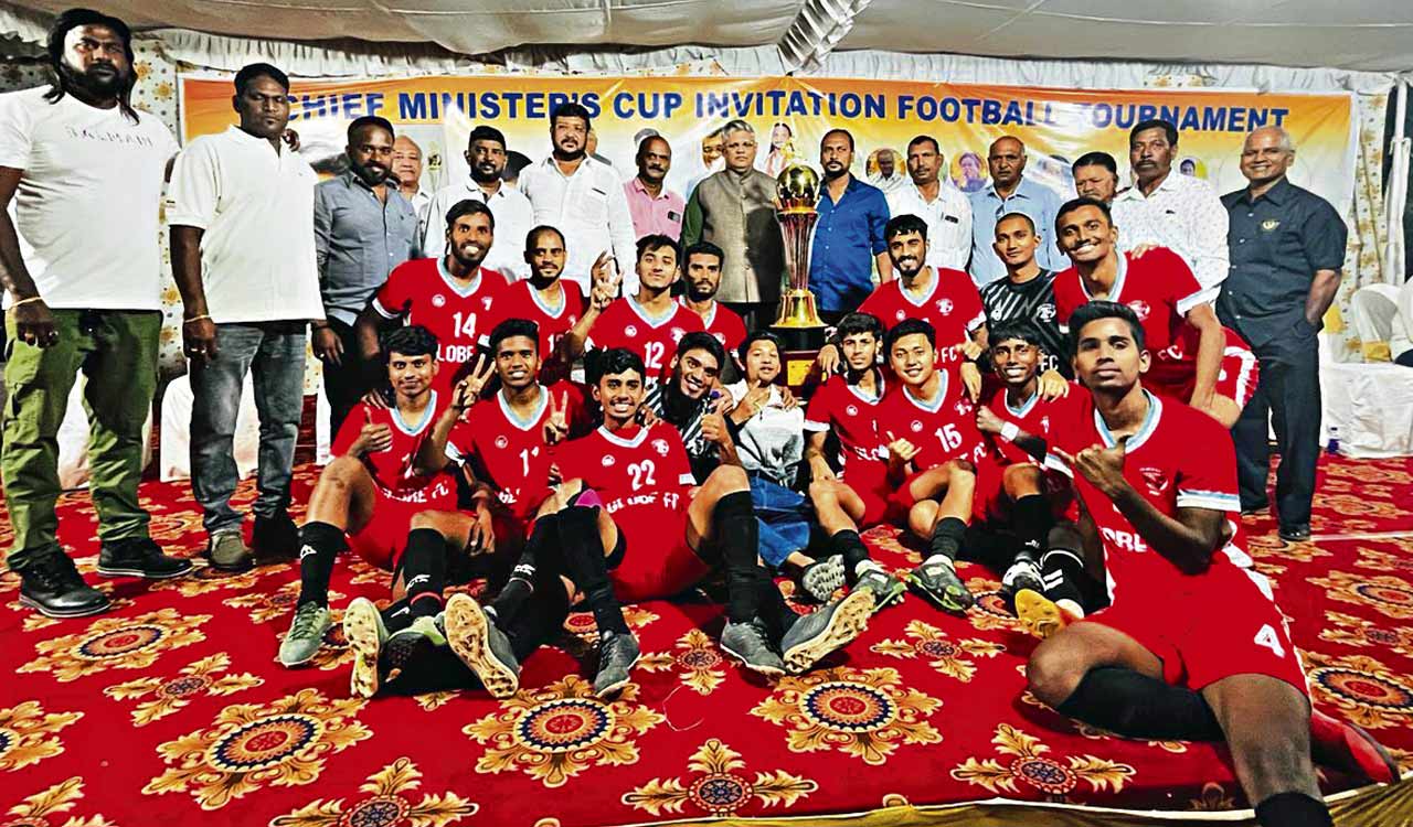 Globe XI thrash Hyderabad Sporting 4-0 to win First CM Cup football tournament