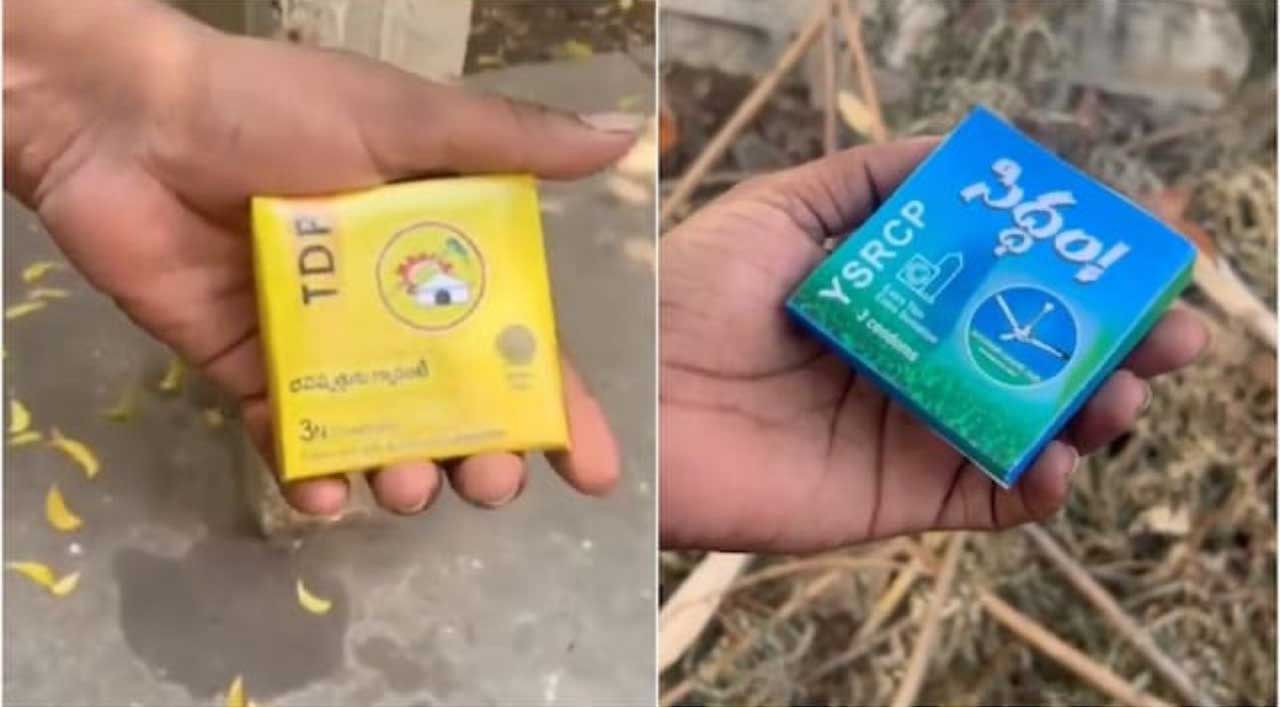 Condoms turn on election heat in Andhra Pradesh!