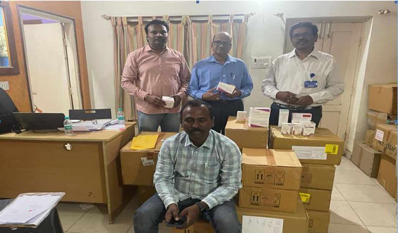 Hyderabad: DCA raids unlicensed godown selling medicines at Uppal