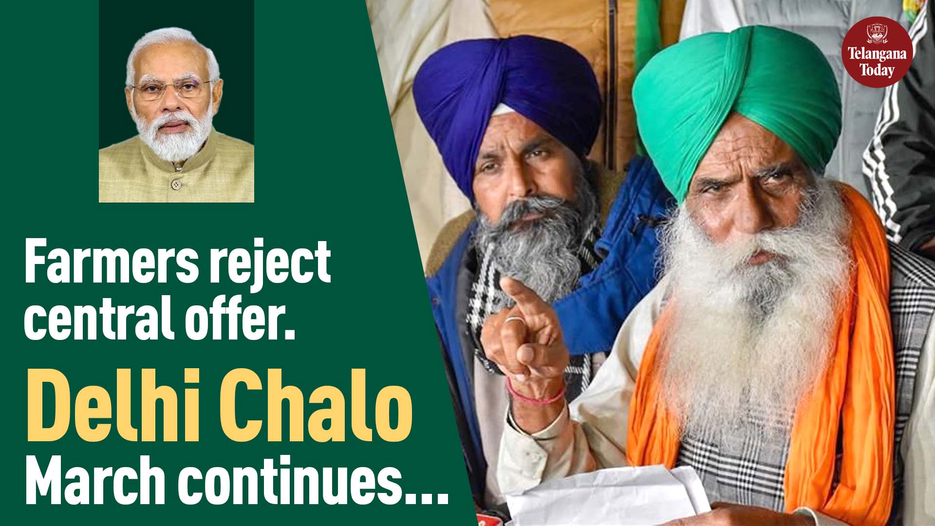 Delhi Chalo: Farmers reject central offer and continue to march | Farmers’ Protest | Delhi News