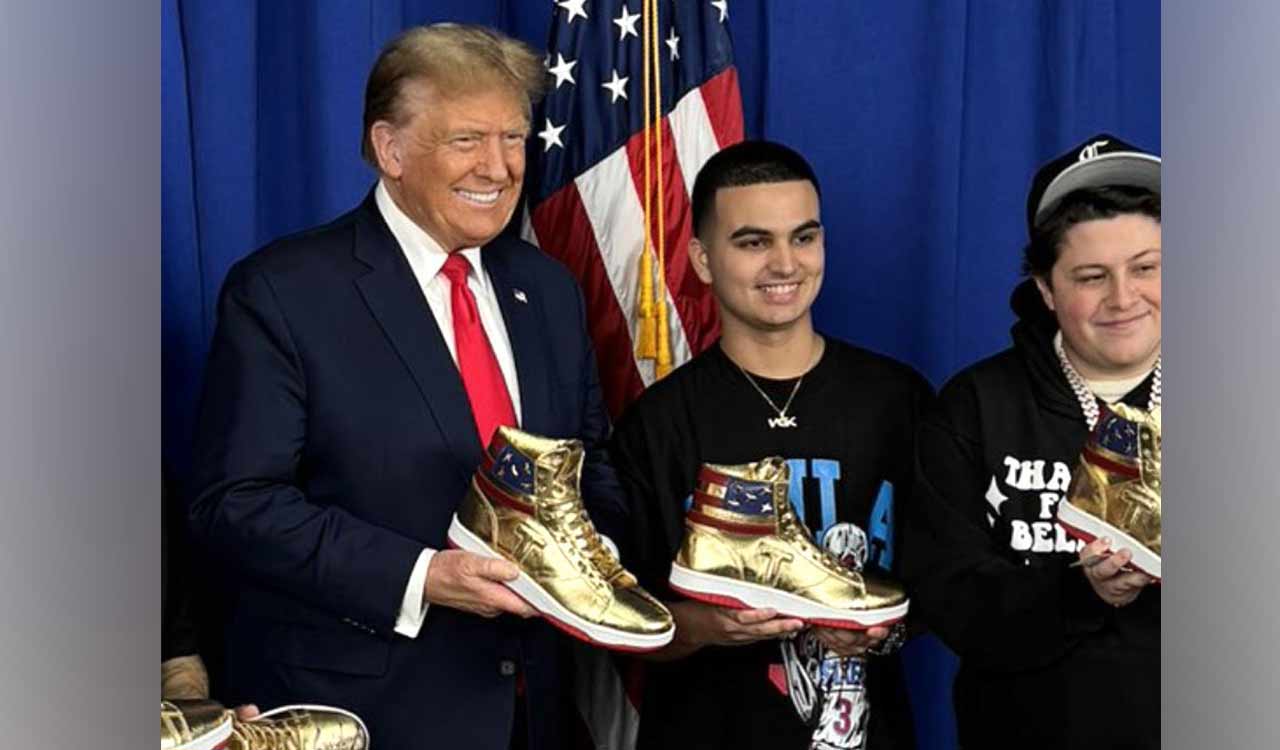 Trump launches sneaker line after court fined him $355 mn penalty in civil fraud case