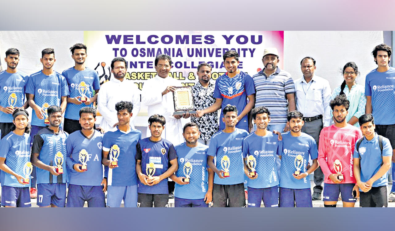 OU Inter-College Football tournament: Anwarul Uloom College emerge champions