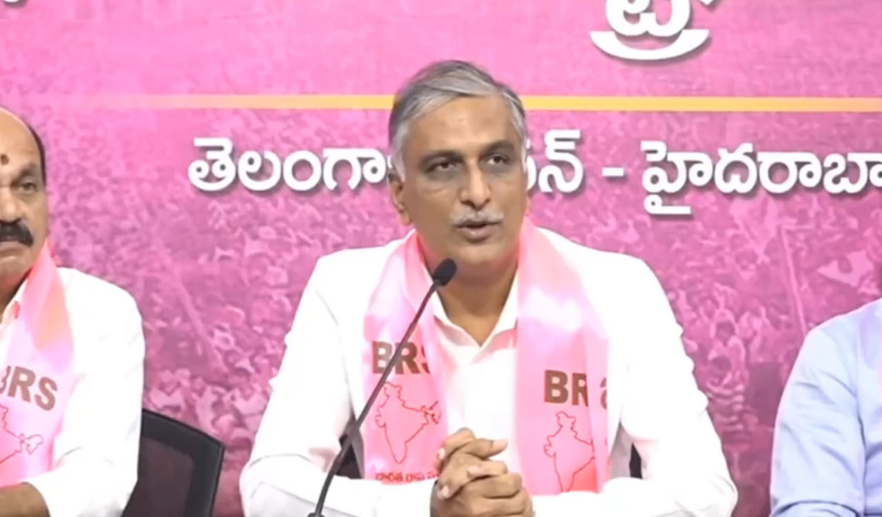 Harish Rao dares Revanth Reddy to step down if Kaleshwaram operations aren’t resumed