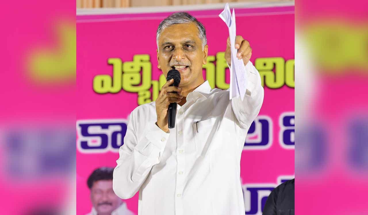 Congress Govt failed in timely payment of salaries: Harish Rao