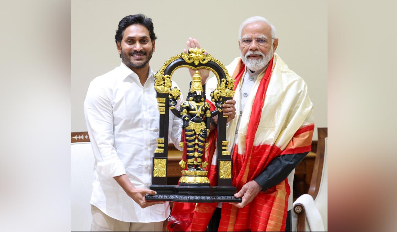 AP CM YS Jagan calls on PM in Delhi