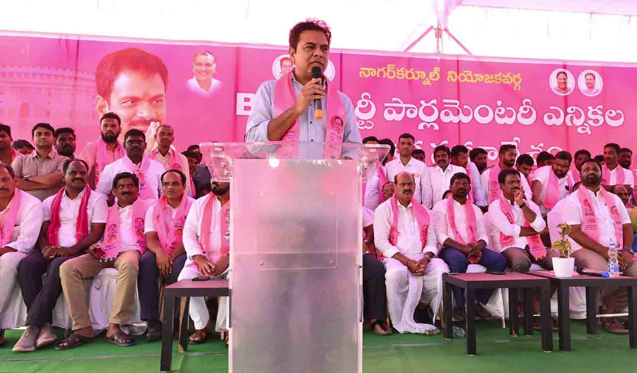 KTR warns Congress against attacks on BRS cadre