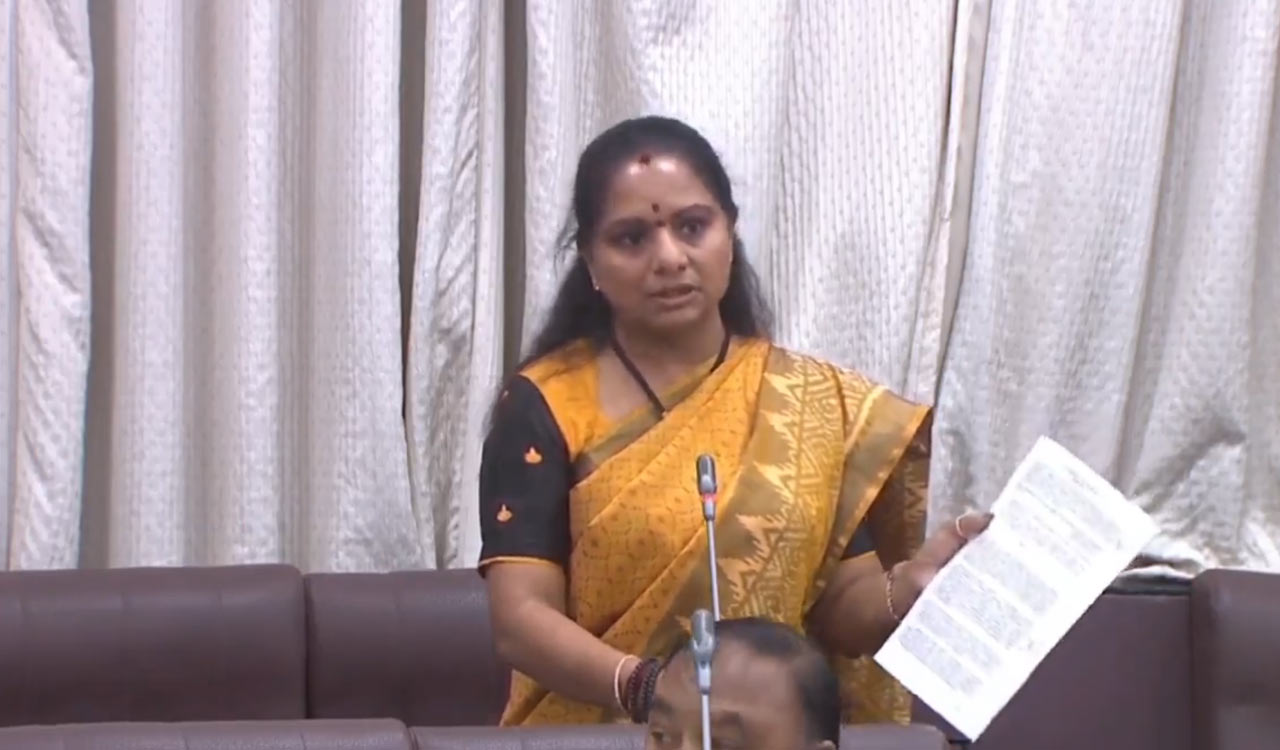 Congress govt in Telangana not sincere in conducting caste survey: BRS MLC Kavitha