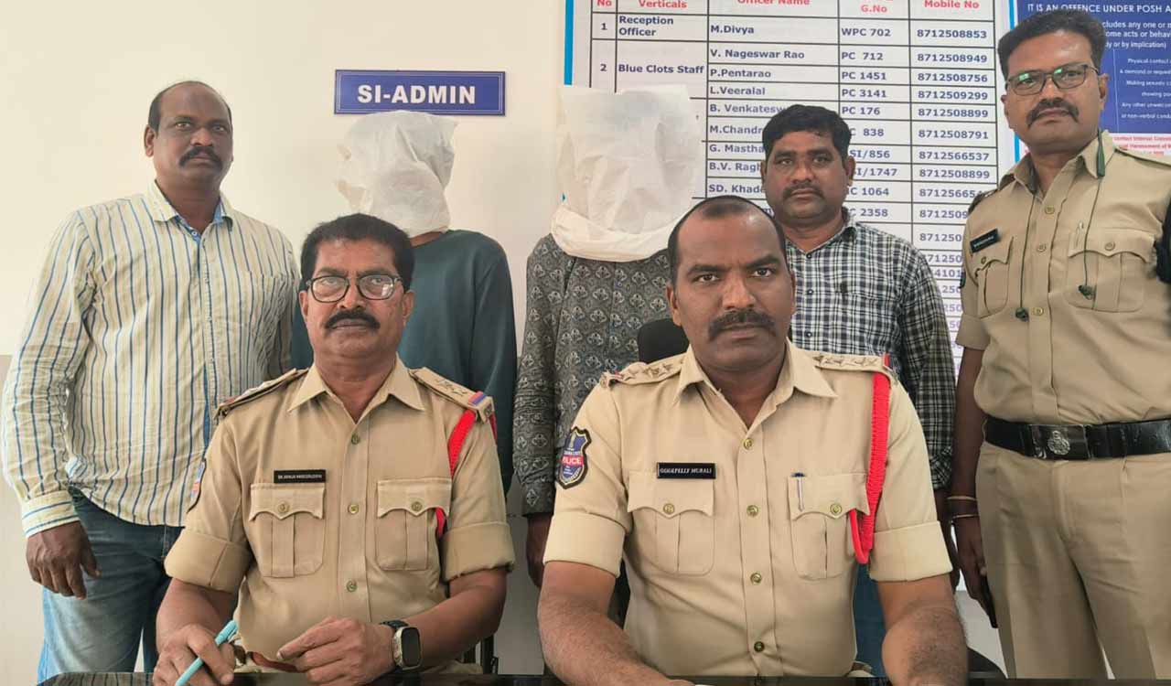 Ganja worth Rs 55.59 lakh seized, two arrested in Kothagudem