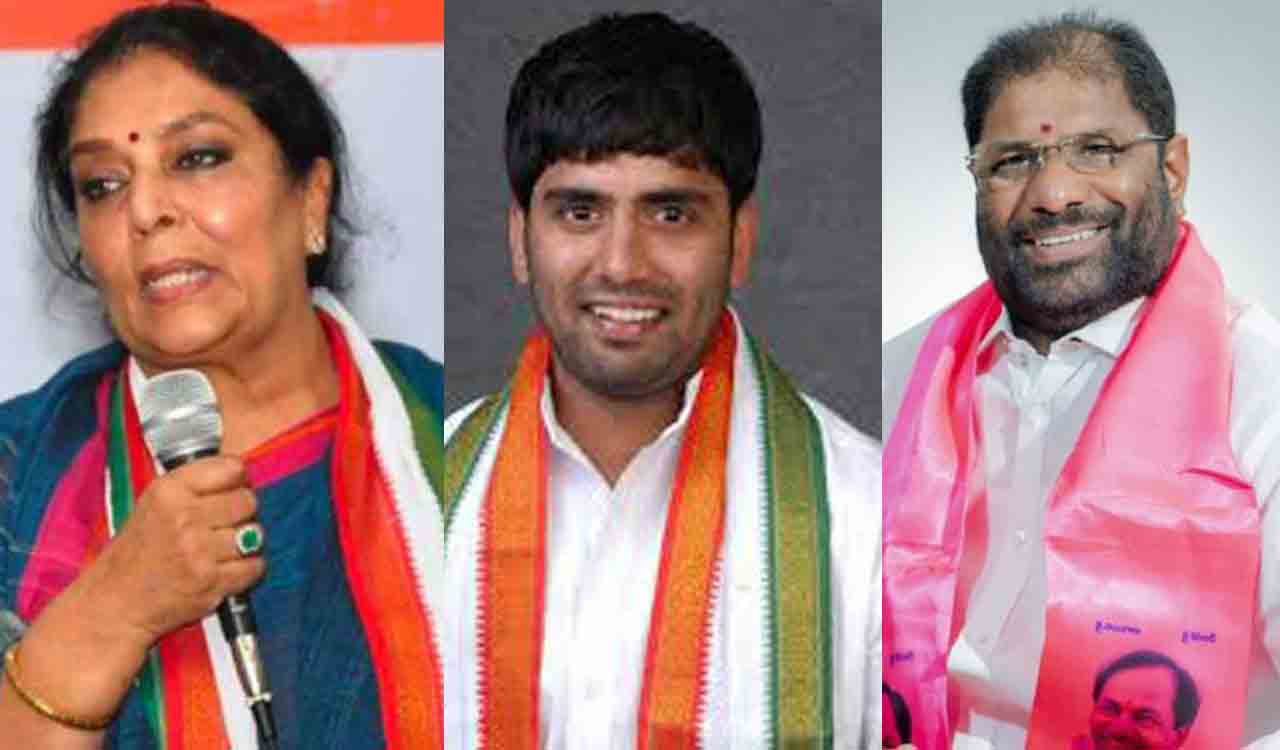 Congress’s Renuka Chowdhury and Anil Kumar, Vaddiraju from BRS elected to Rajya Sabha