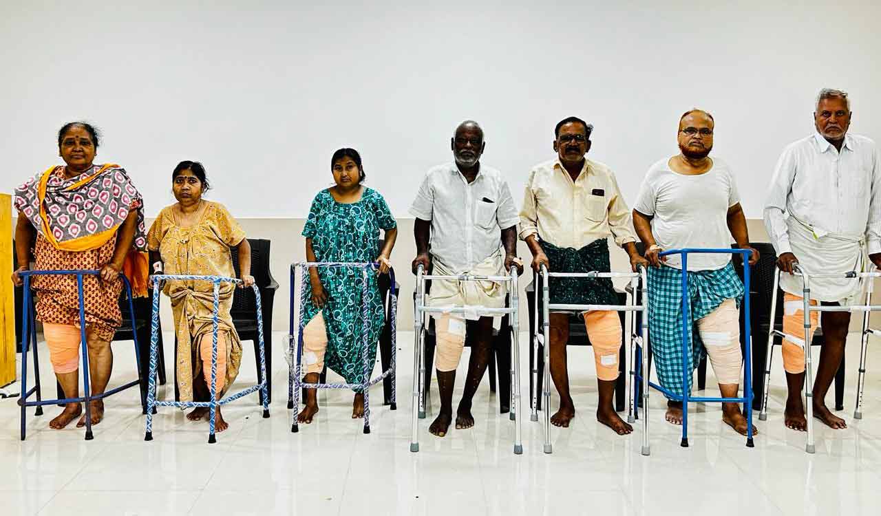 NIMS Orthopedic department performs 7 knee replacement surgeries in a day