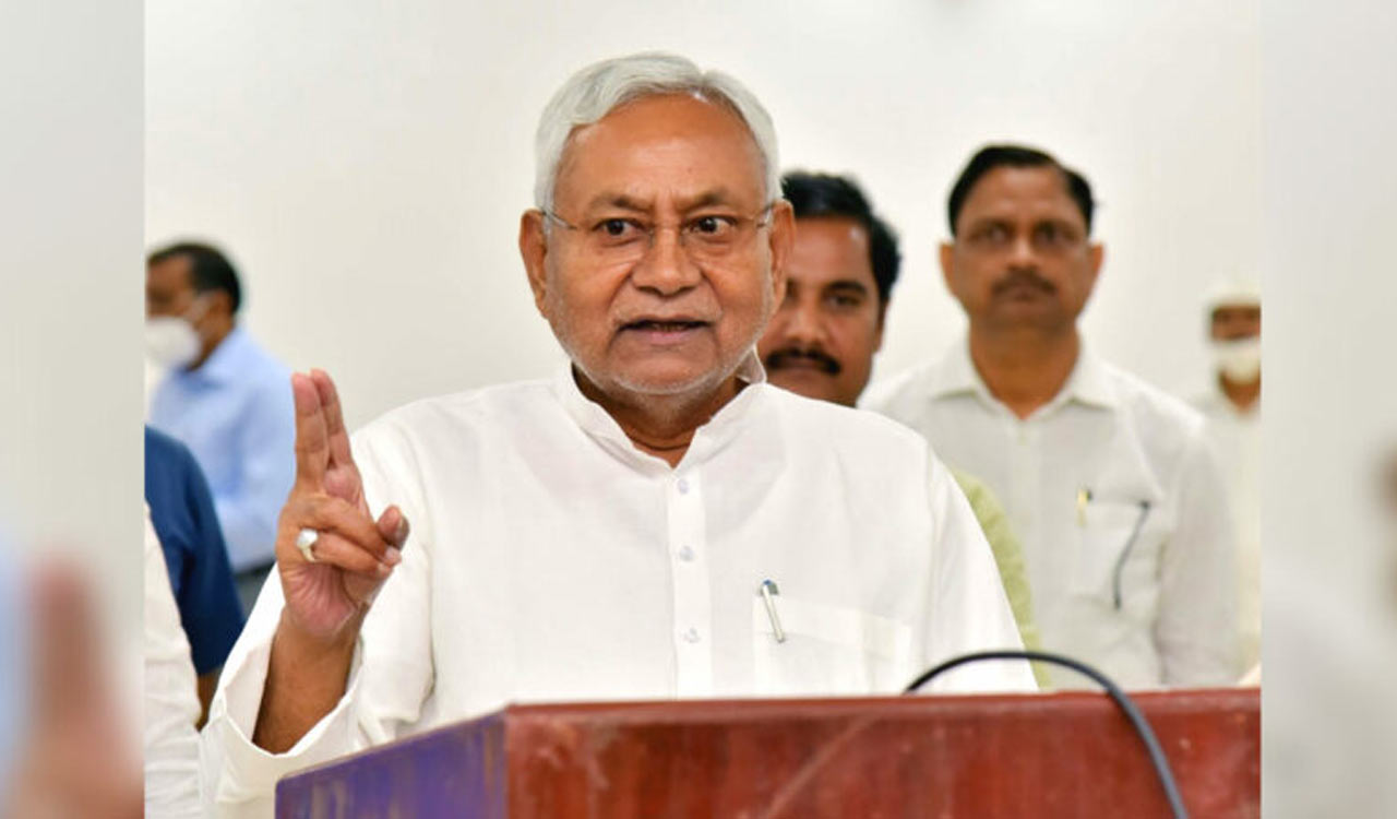 Delhi: Bihar CM Nitish Kumar meets Union Home Minister Amit Shah