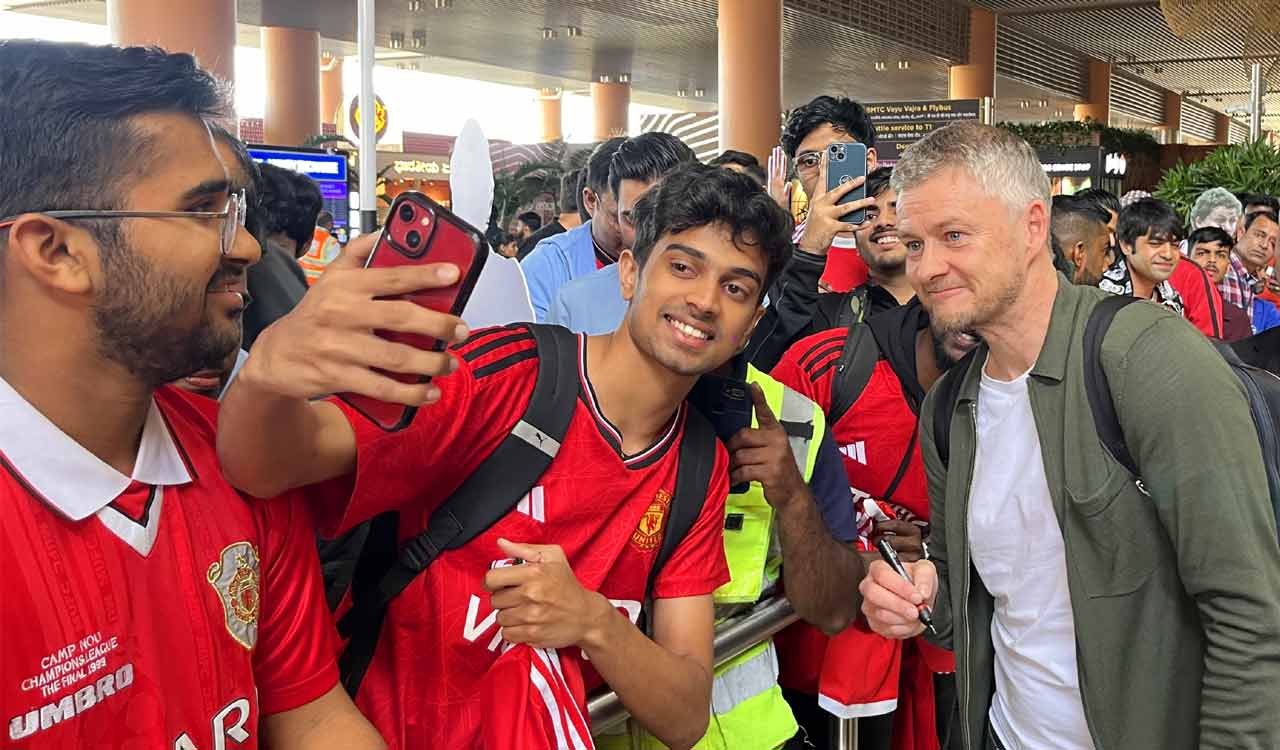 Ole Gunnar Solskjaer begins India tour with warm welcome in Bengaluru