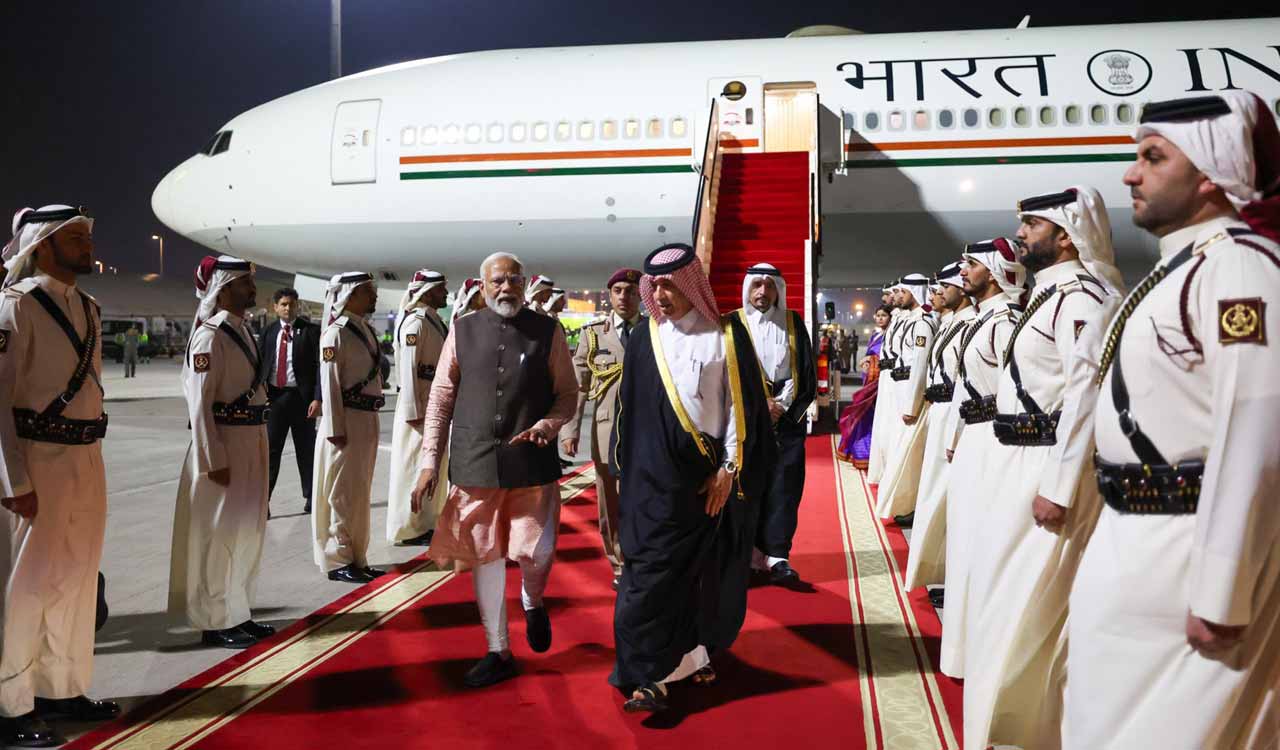 PM Modi in Doha for talks with Qatar’s Amir Sheikh