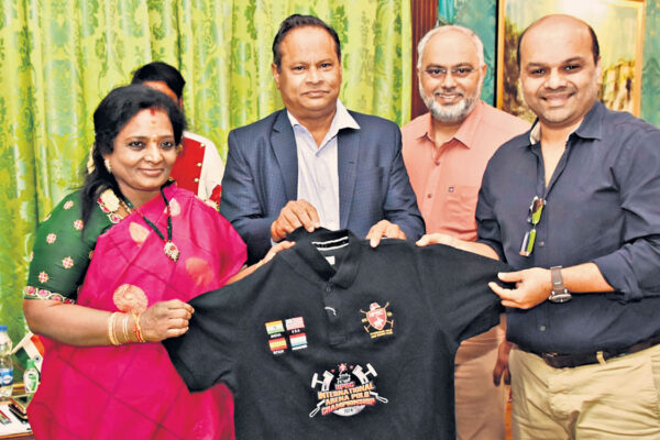 Polo Arena Championship jersey unveiled by State Governor Soundararajan