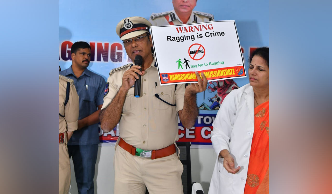 Ragging will spoil future of students: Ramagundam CP