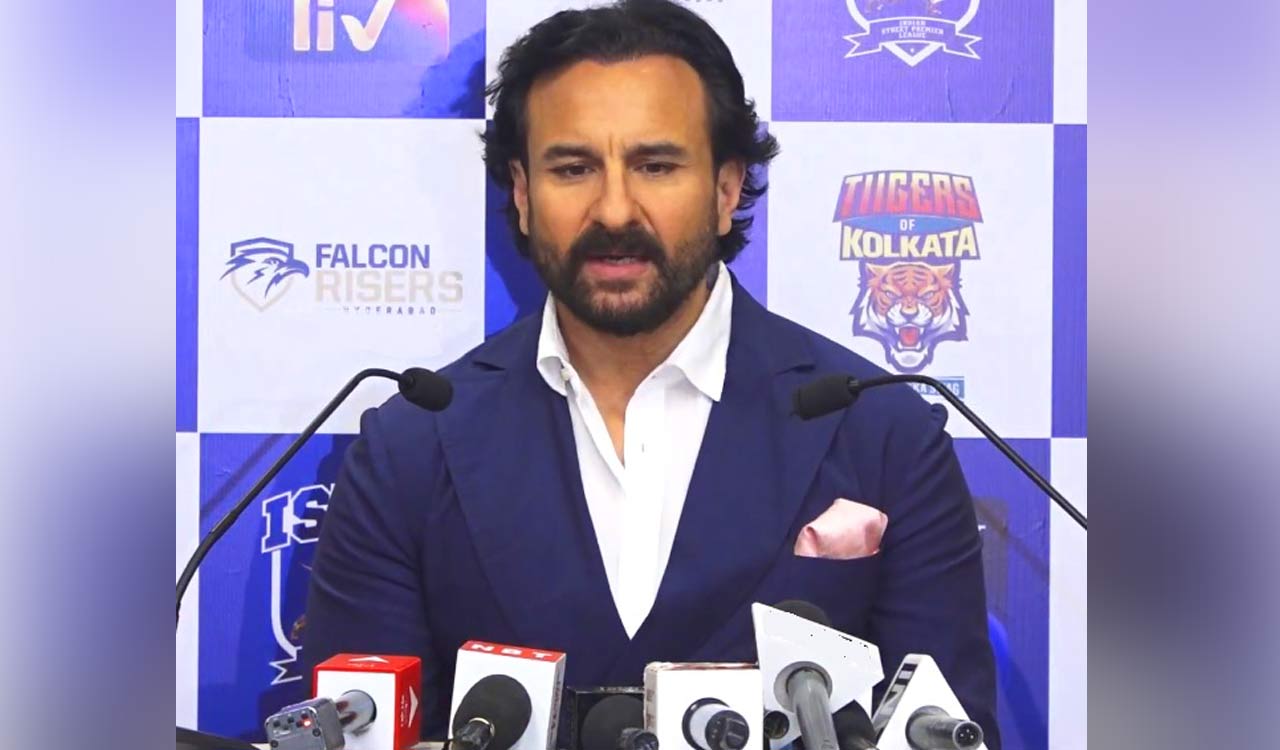 Saif Ali Khan champions Tennis Ball Cricket, supports Tigers of Kolkata