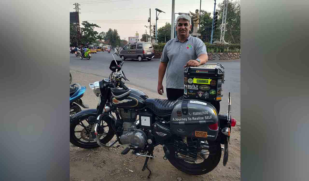 Hyderabad biker’s ‘A journey to realise self’ inspires many