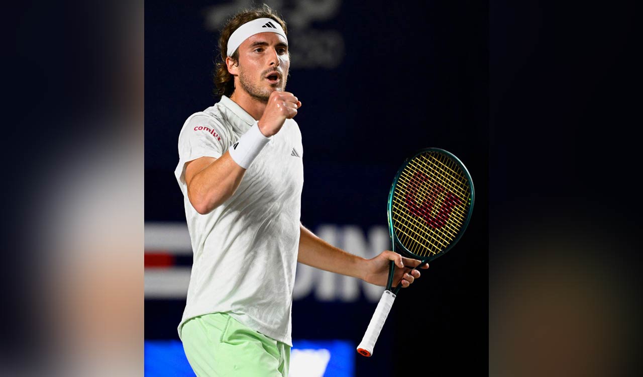 Tsitsipas starts strong with win over Safiullin in Mexican Open first round