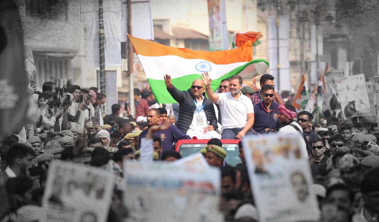 Rahul Gandhi holds ‘Nyay Sankalp Padyatra’ in Mumbai