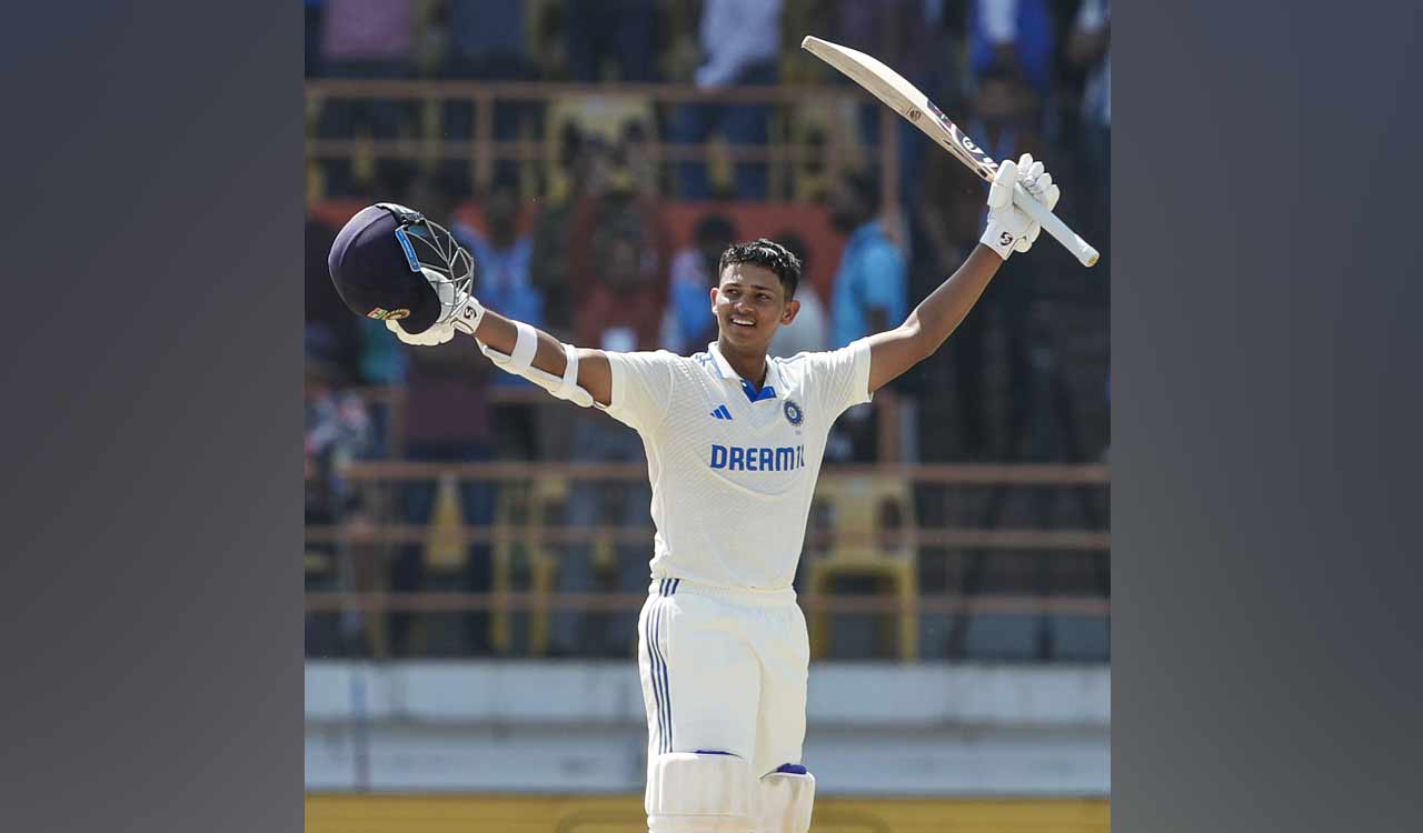 Jaiswal’s double ton, Sarfaraz and Gill’s fifties help India set mammoth 557-run target for Eng