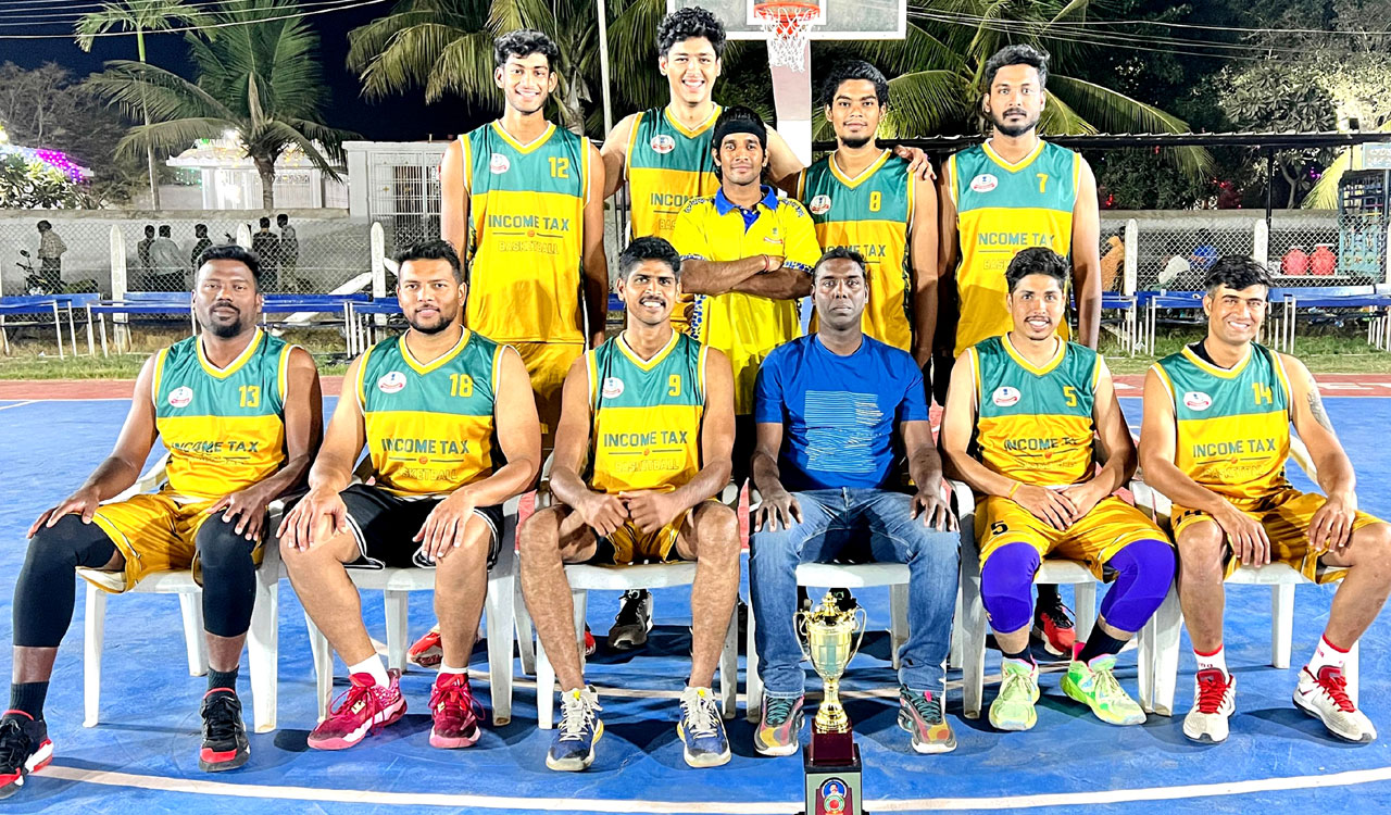 Income Tax seal victory emerge basketball champions