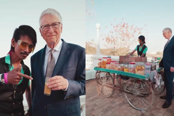 Have you seen this video of Bill Gates sipping roadside chai in India?