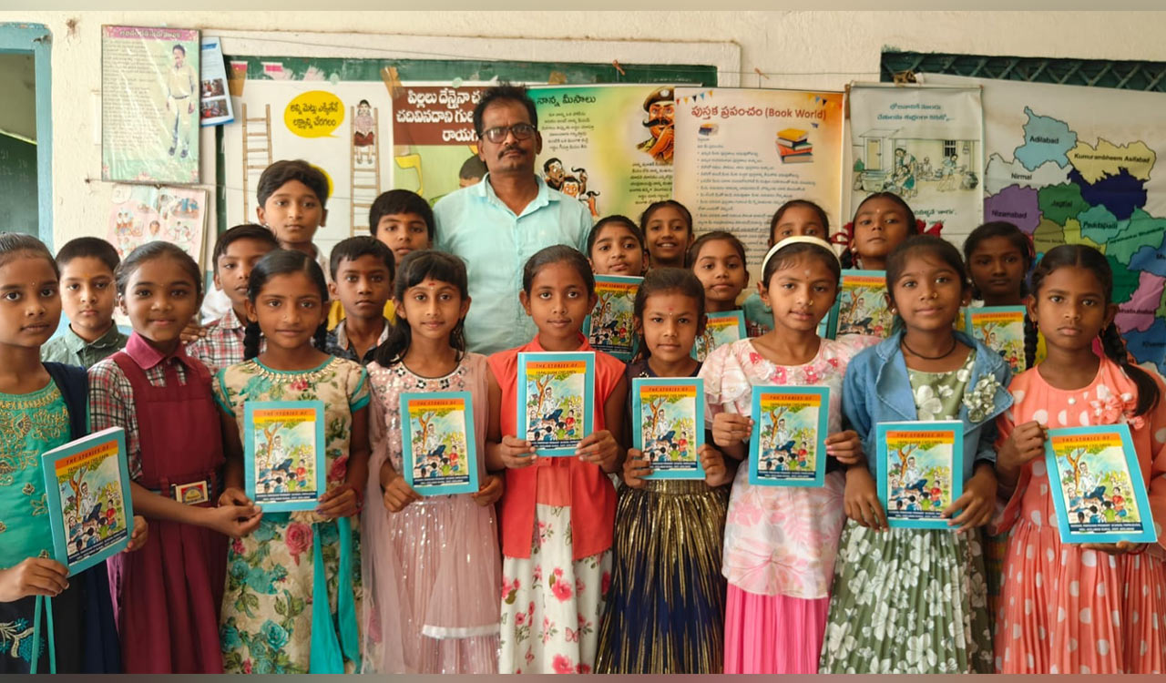 Unique book, written by students edited by teacher released in Hyderabad