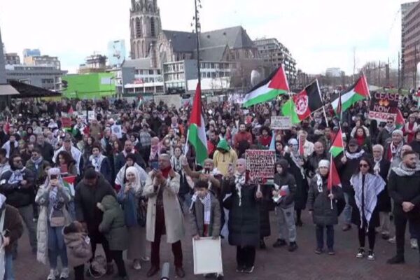 Thousands in Rotterdam join ‘Hands off Rafah’ rally