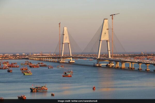 Video: Fly Above "Infrastructural Marvel" Sudarshan Setu In Gujarat