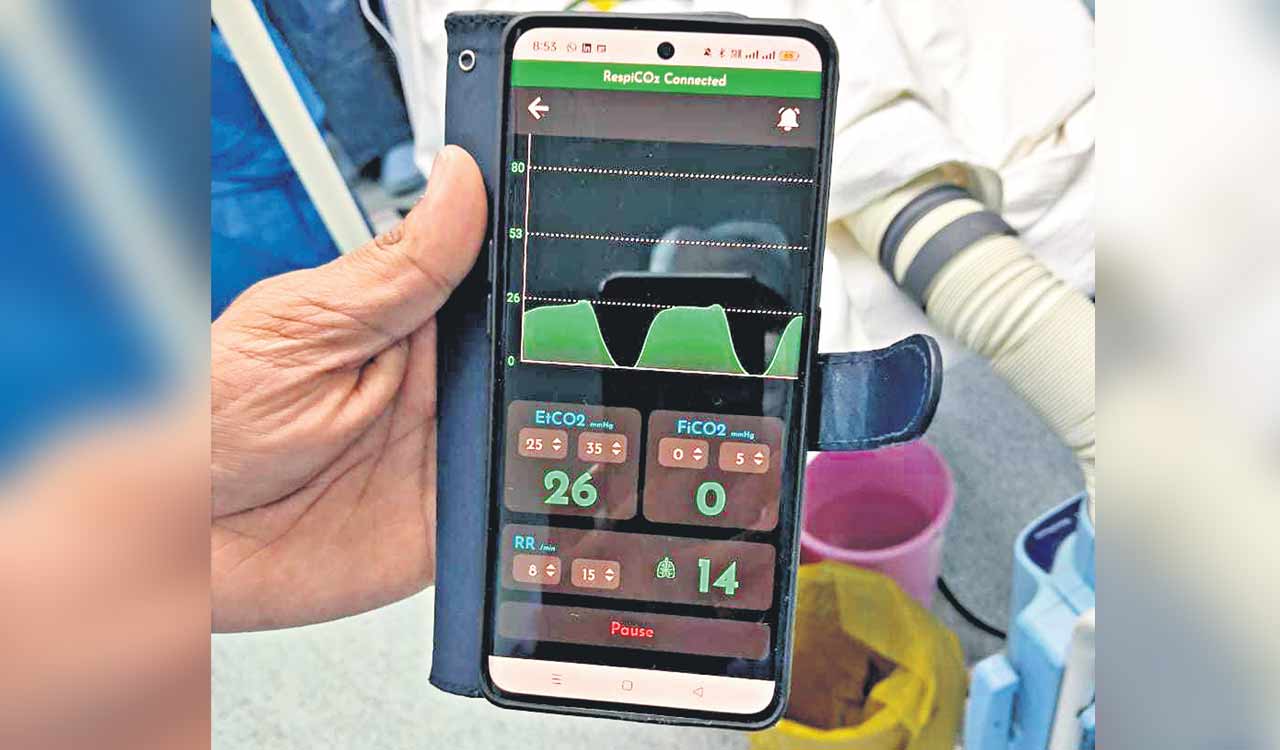 This device can remotely track patient’s oxygen, CO2 levels