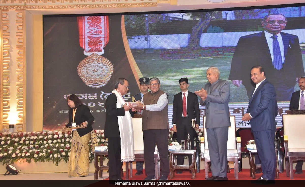 Ex-Chief Justice Ranjan Gogoi Honoured With Assam's Highest Civilian Award