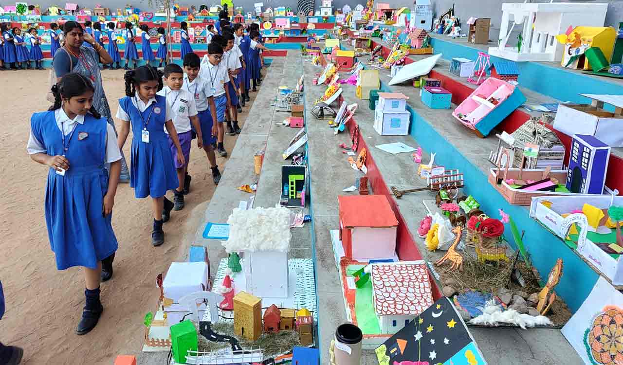 St Mary’s Art and Craft Exhibition in Kothagudem impress all