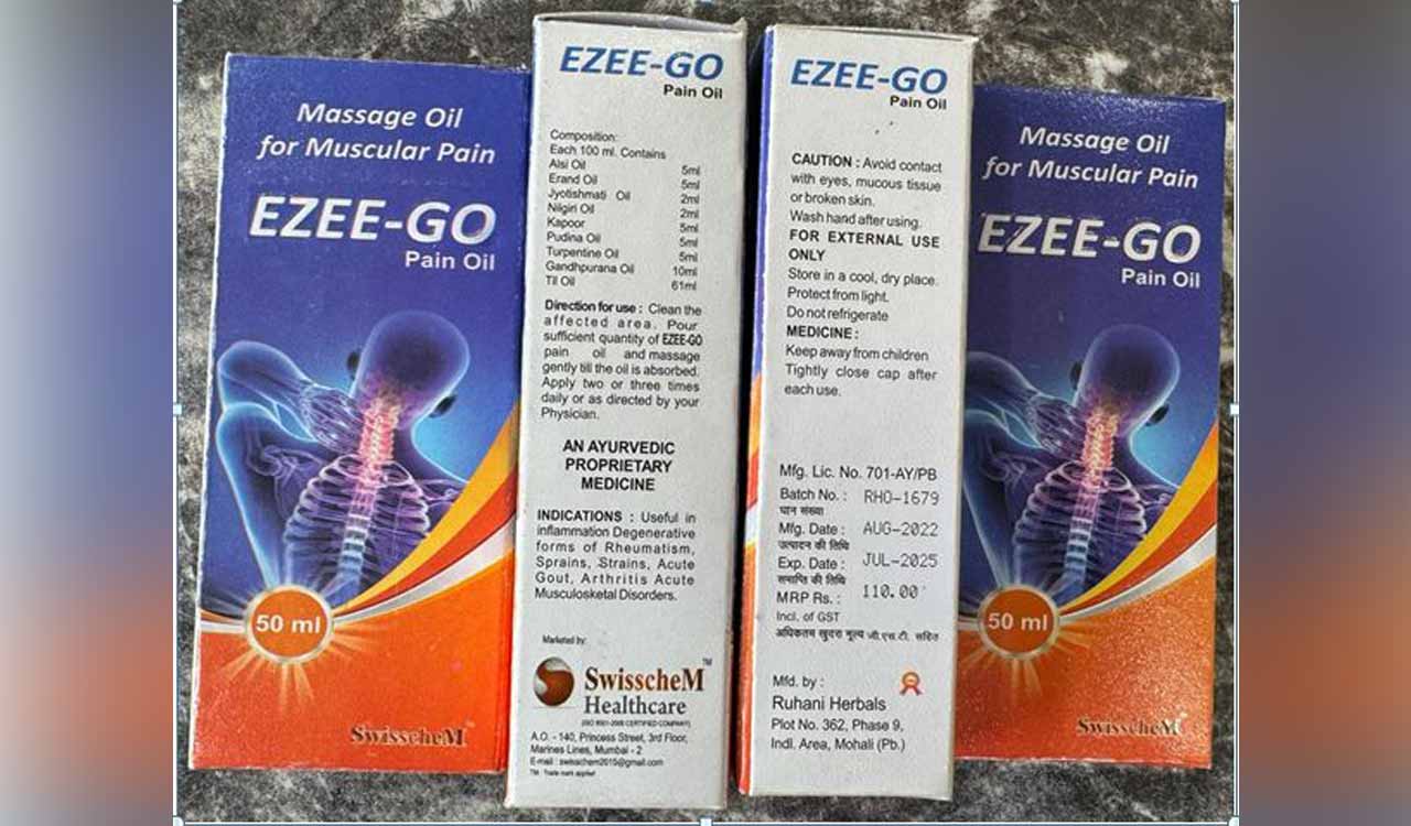 TSDCA seizes Ezee-Go pain oil over false rheumatism treatment claims