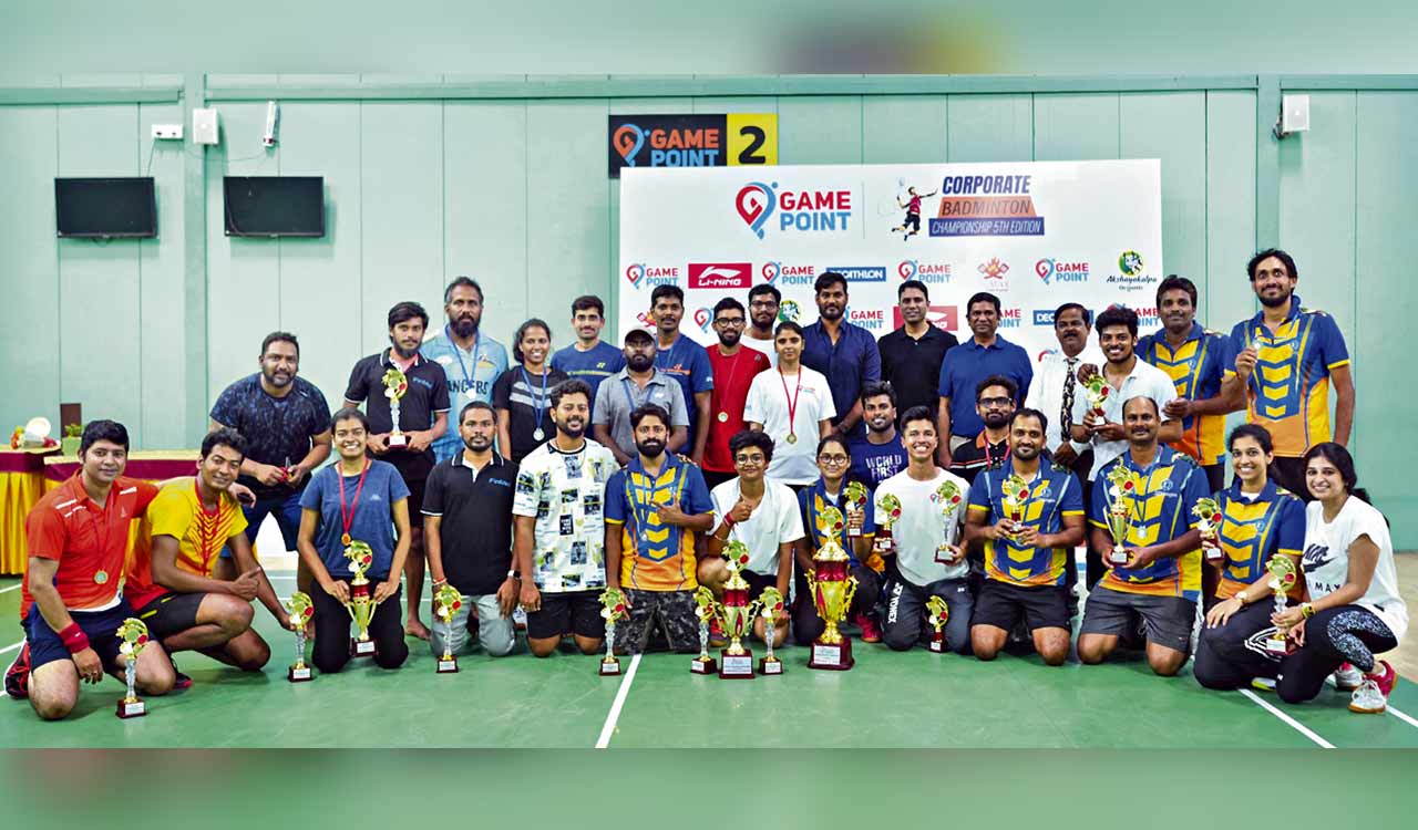 Team Infosys emerge champions at Corporate Badminton Championship