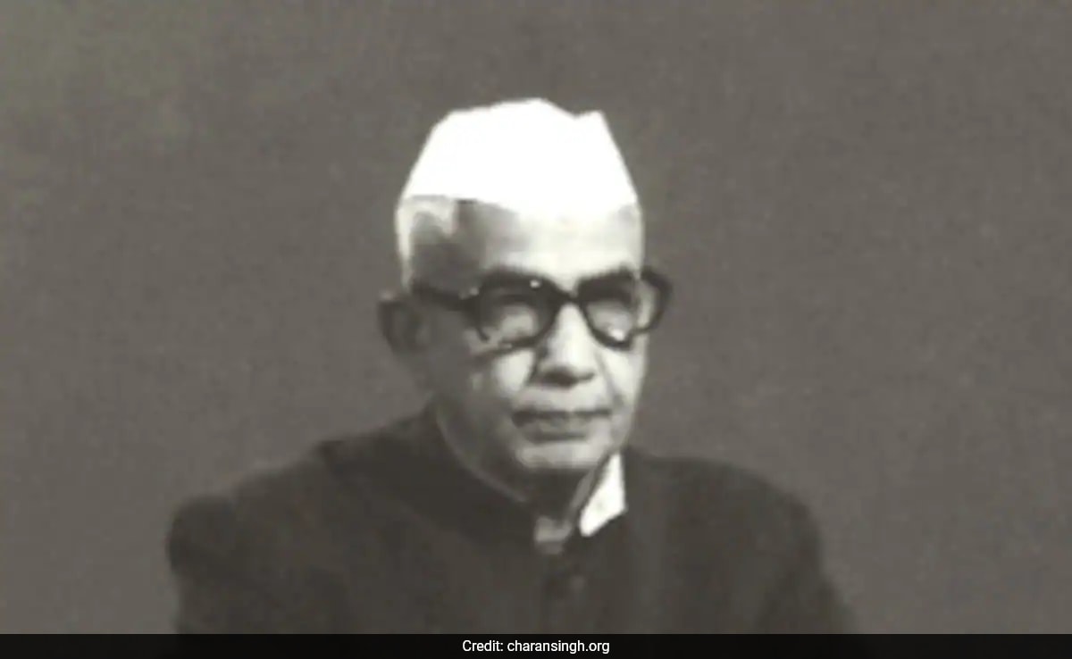 Chaudhary Charan Singh, Champion Of Farmers, To Get Bharat Ratna