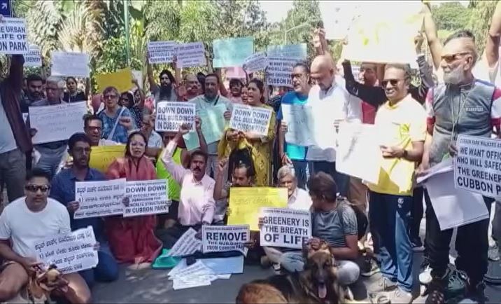 Protests Over Proposed 10-Storey Building In Bengaluru's Cubbon Park