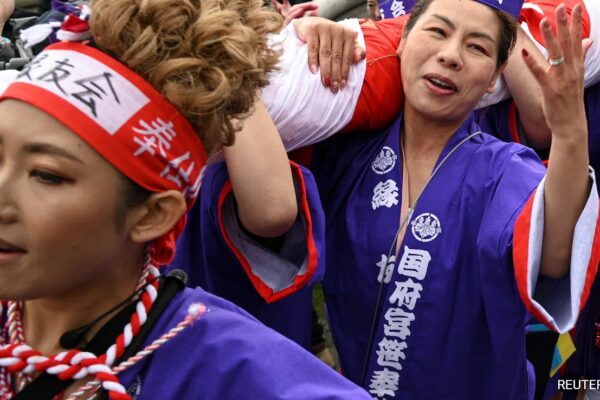 Women Take Part In Japan's 1,250-Year-Old "Naked Festival" For First Time