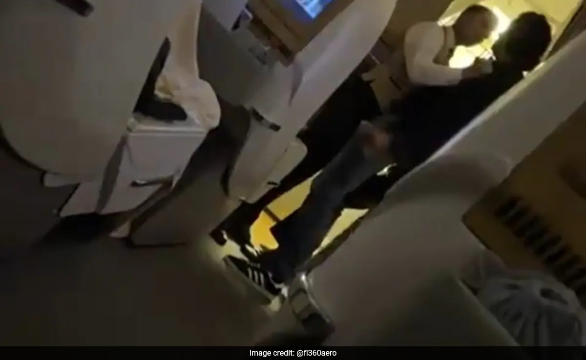 Video: Passenger Tackled, Restrained After Fight With Crew Mid-Air