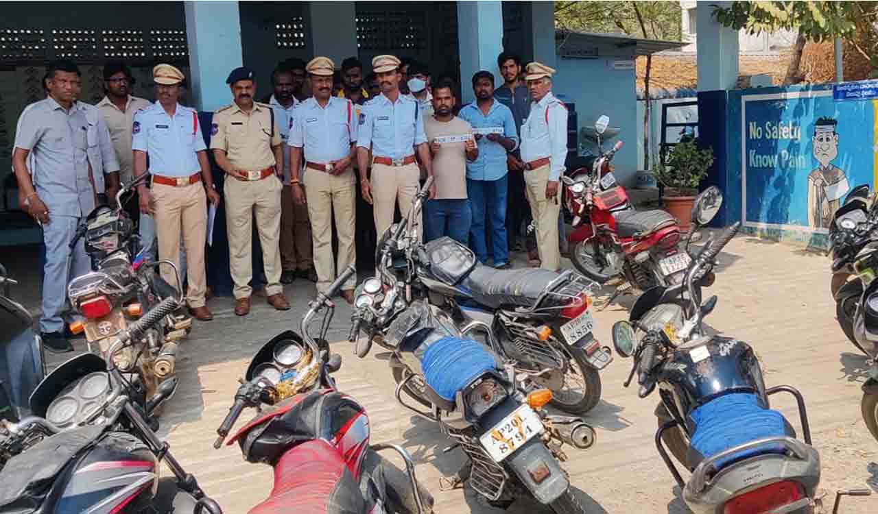 59 minors caught driving vehicles in Khammam