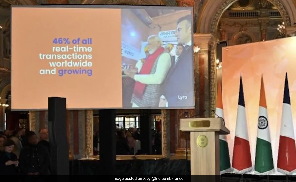 "Great To See This": PM Modi Lauds Launch Of UPI At France's Eiffel Tower