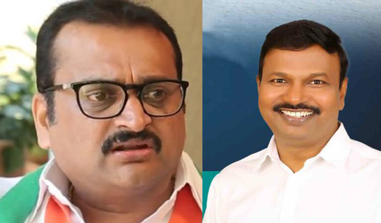 Film producer Bandla Ganesh, former DPH Srinivasa Rao apply for Congress LS tickets