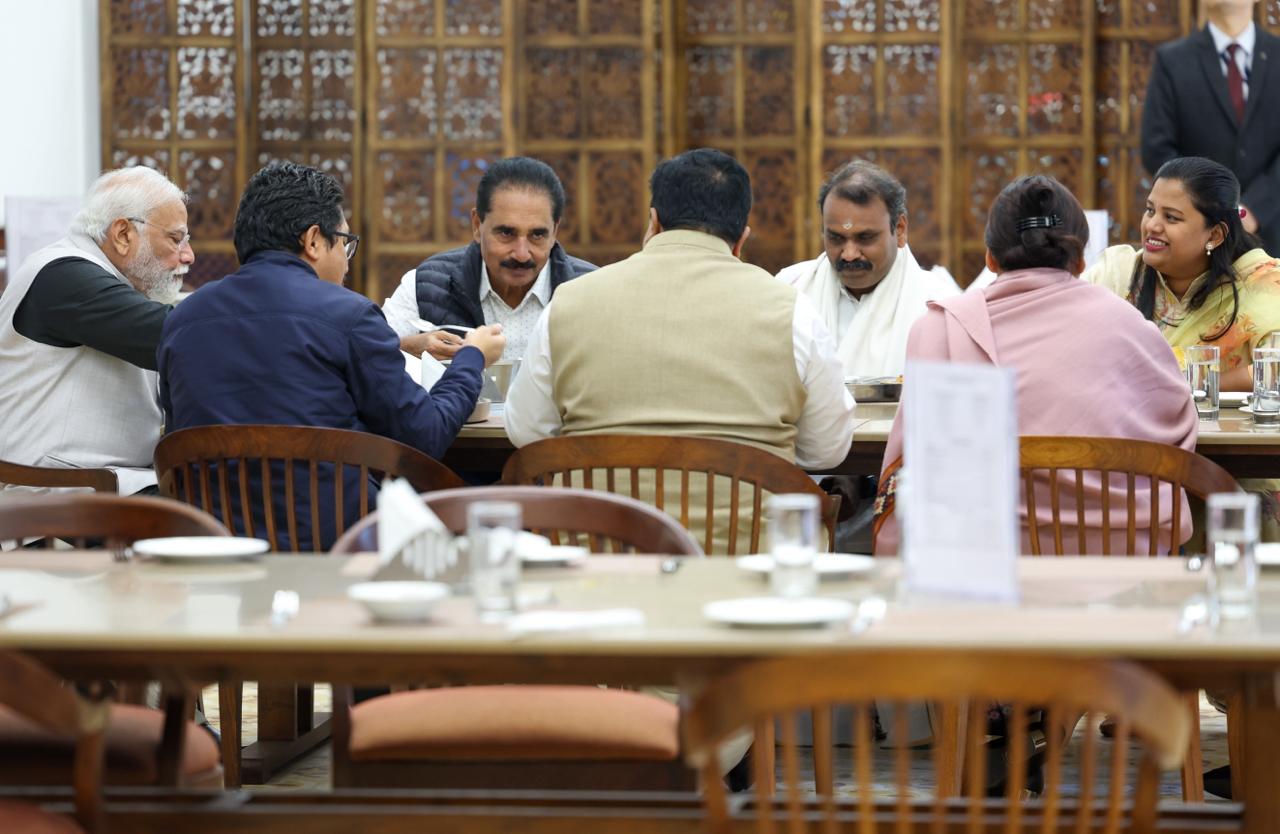 "I'm Going To Punish You": PM Modi's Banter With MPs At Parliament Canteen