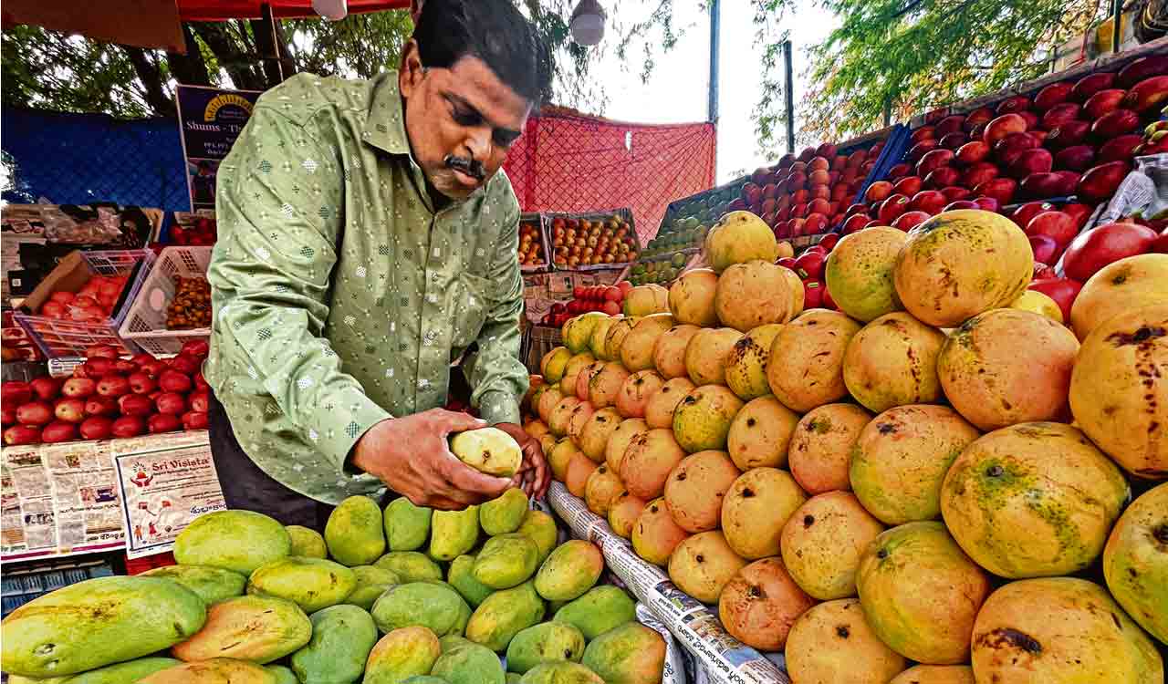 King of fruits arrives early in Hyderabad markets