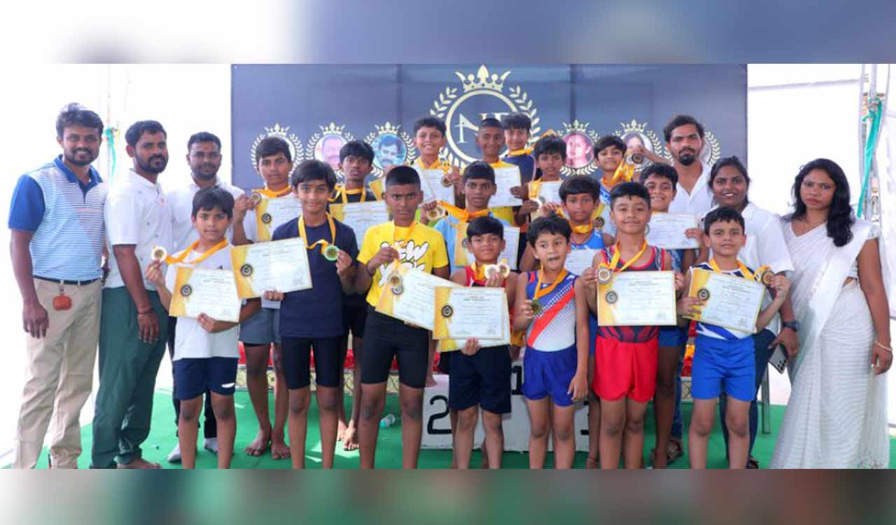 Nandan bags gold in Twin City Artistic Gymnastic Competition