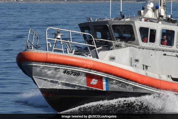 US Coast Guard Boards Chinese Fishing Boats During Patrol In Pacific Ocean